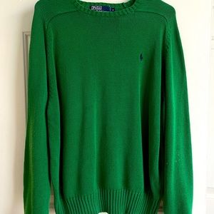 Vintage men’s Ralph Lauren sweater blue logo Size Medium
